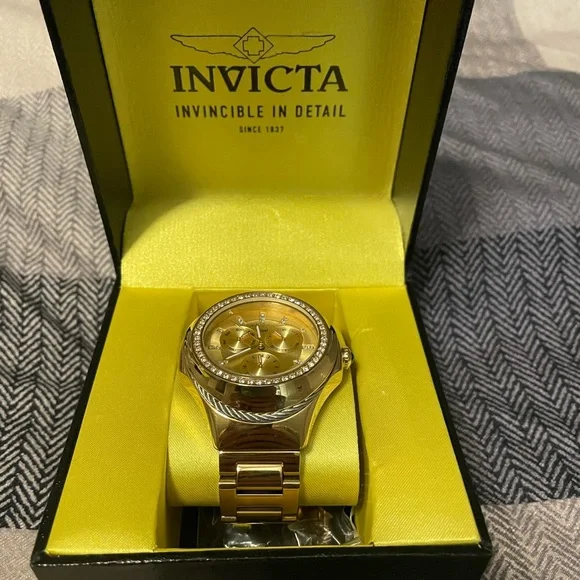 Women’s Gold Invicta Angel watch